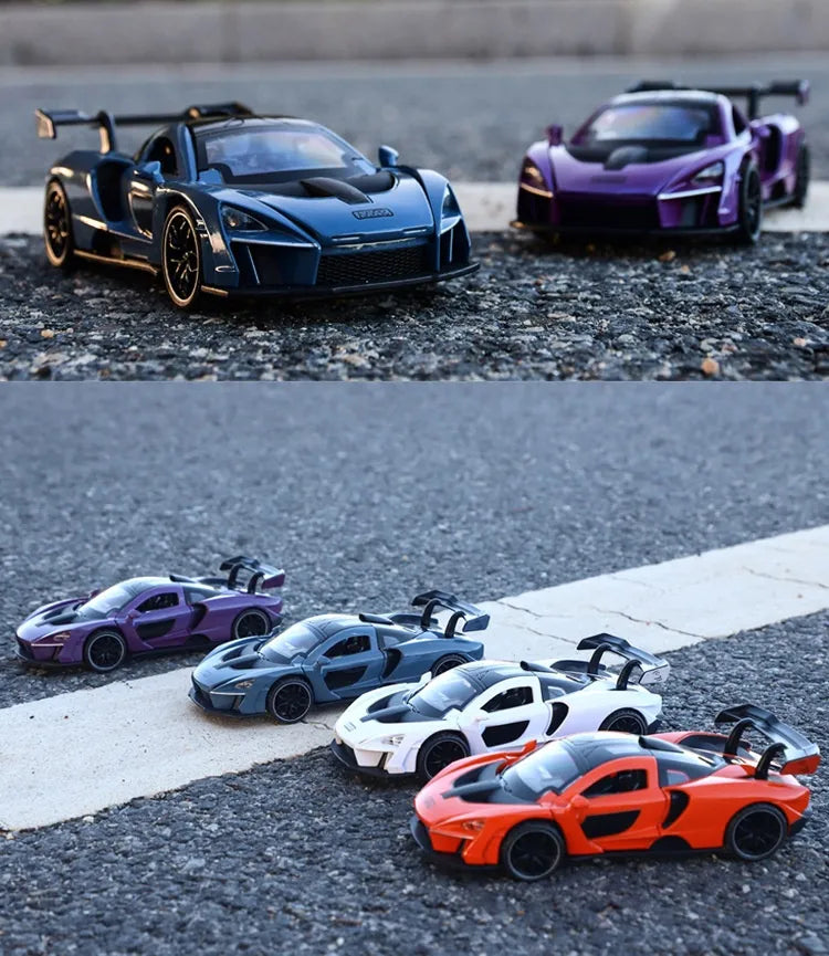 Acousto-Optic Metal Simulation Alloy Car Toy