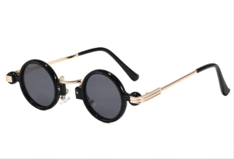 Steampunk Retro Round Sunglasses