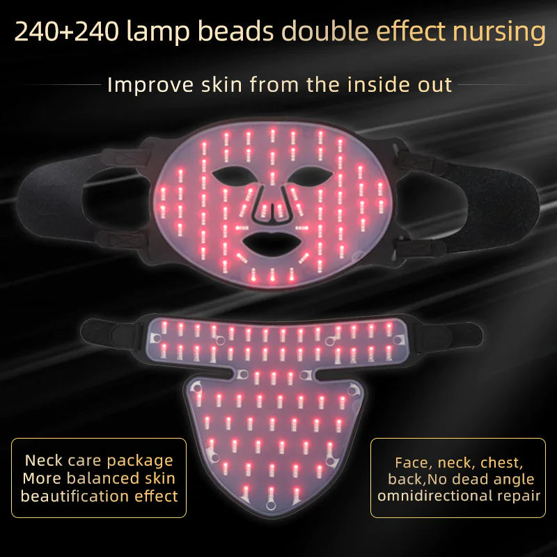 LED Silicone Facial & Neck Mask