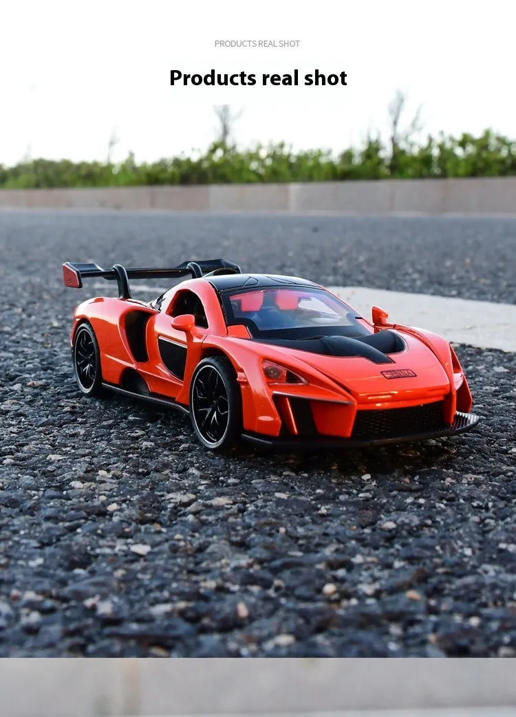 Acousto-Optic Metal Simulation Alloy Car Toy