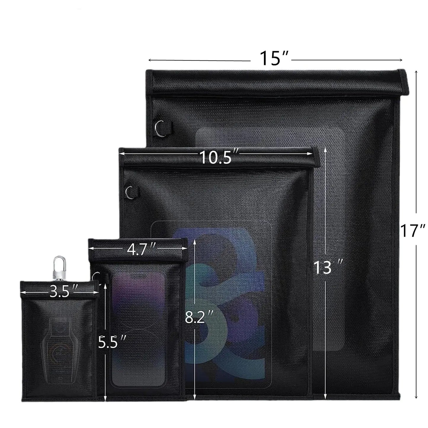 Fireproof Waterproof Tablet Bag