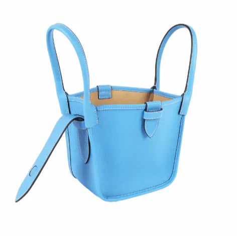 Top-Grain Leather Tote Handbag