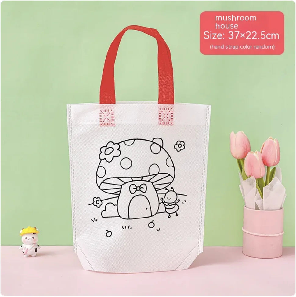 Children's DIY Cartoon Painting Bag