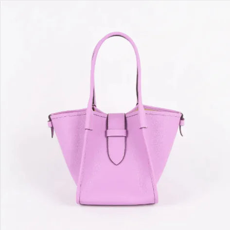 Top-Grain Leather Tote Handbag