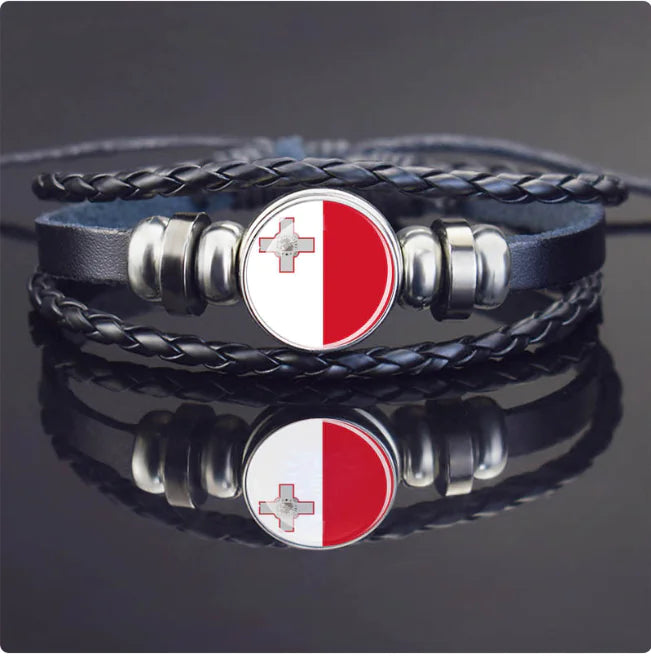 Woven Flag Bracelet