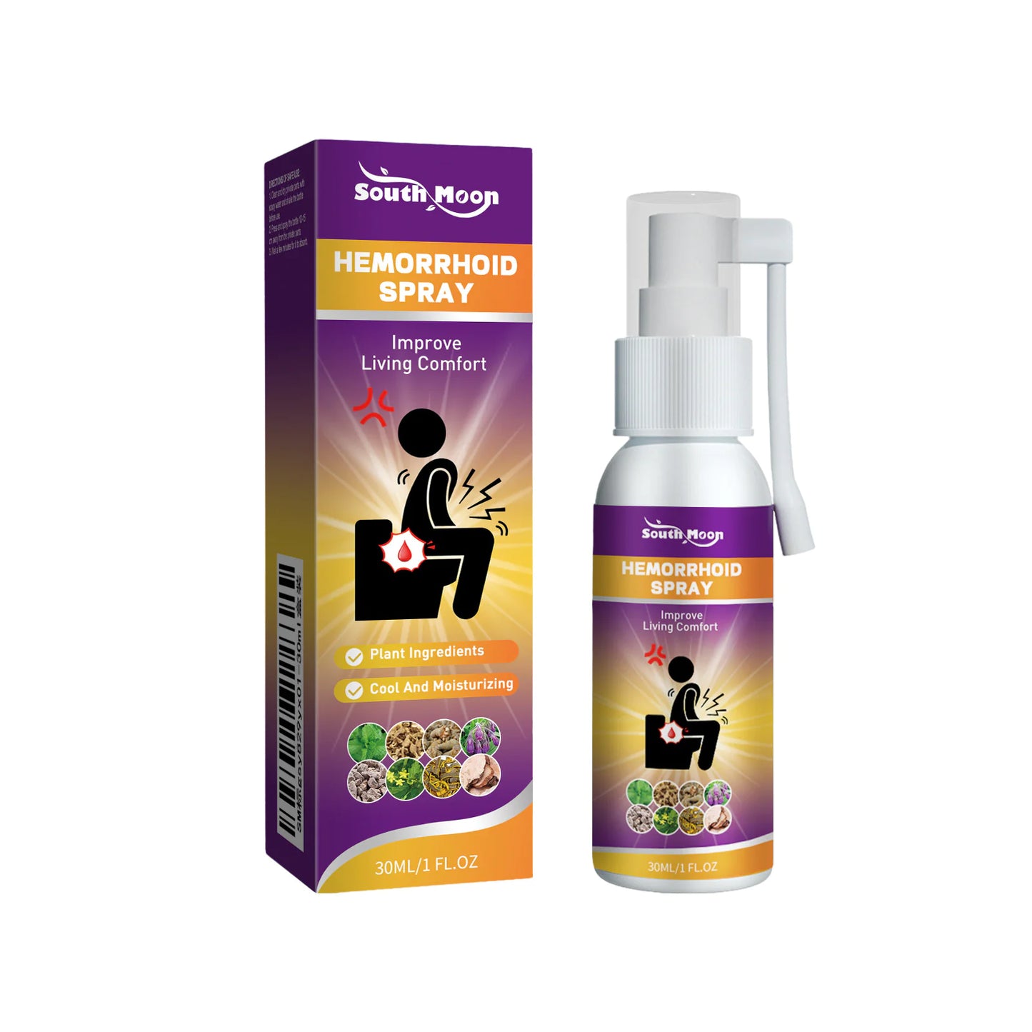 Hemorrhoids Spray Relieves Swelling, Pain And Itching