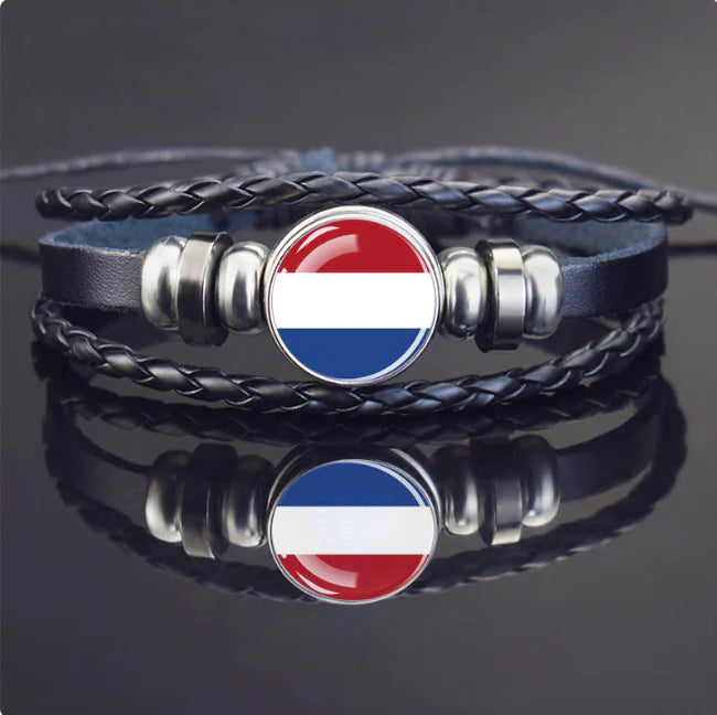 Woven Flag Bracelet