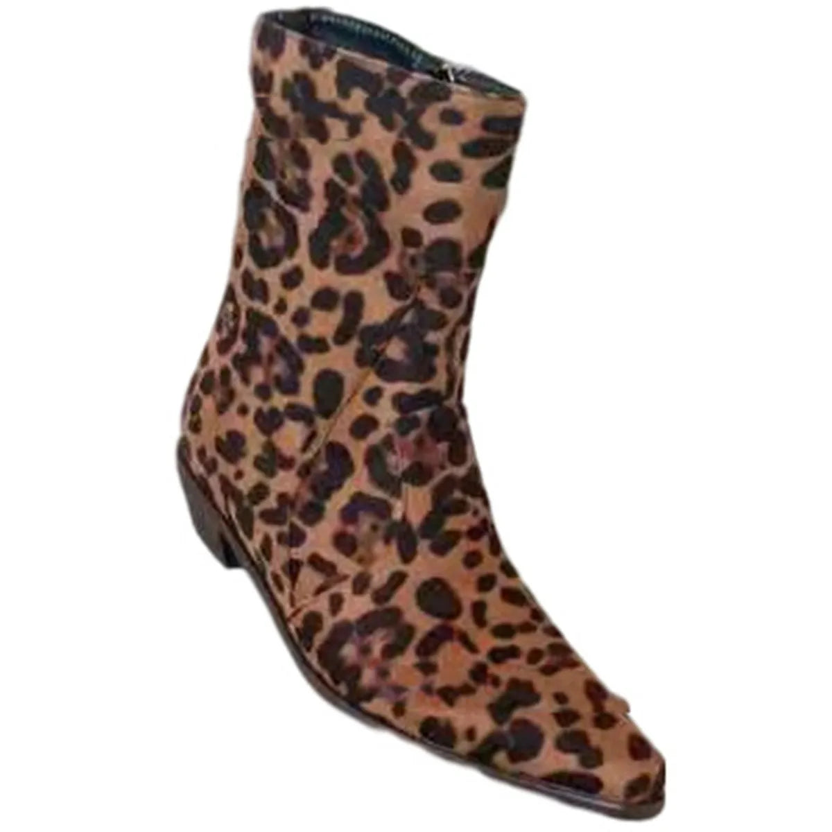 Unisex Leopard Print Ankle Boots