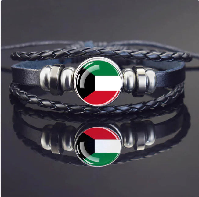 Woven Flag Bracelet